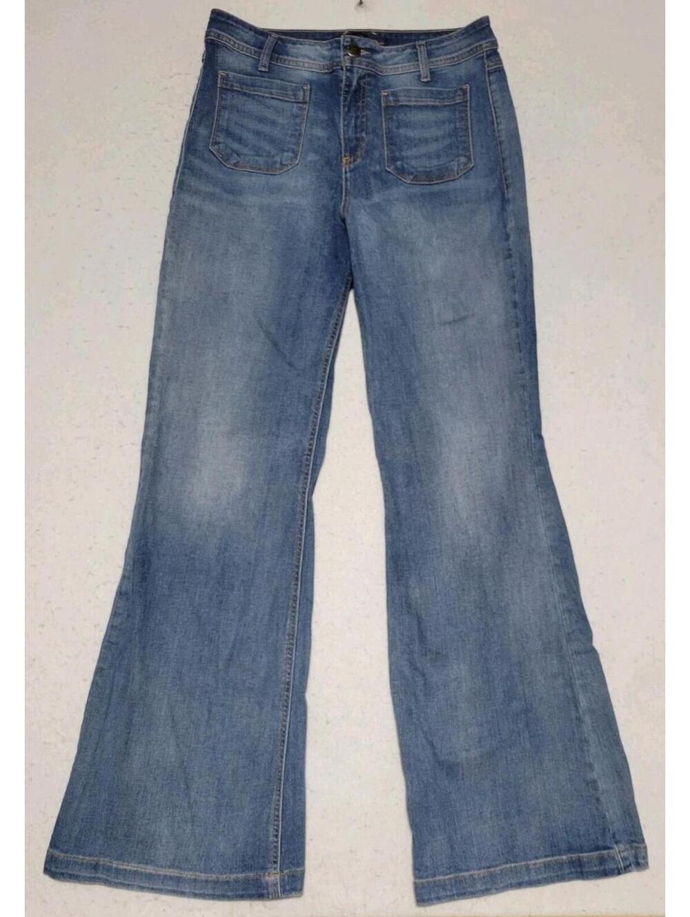 Divine Rights Of Denim Womens High Rise Flared Jeans Size 12/31